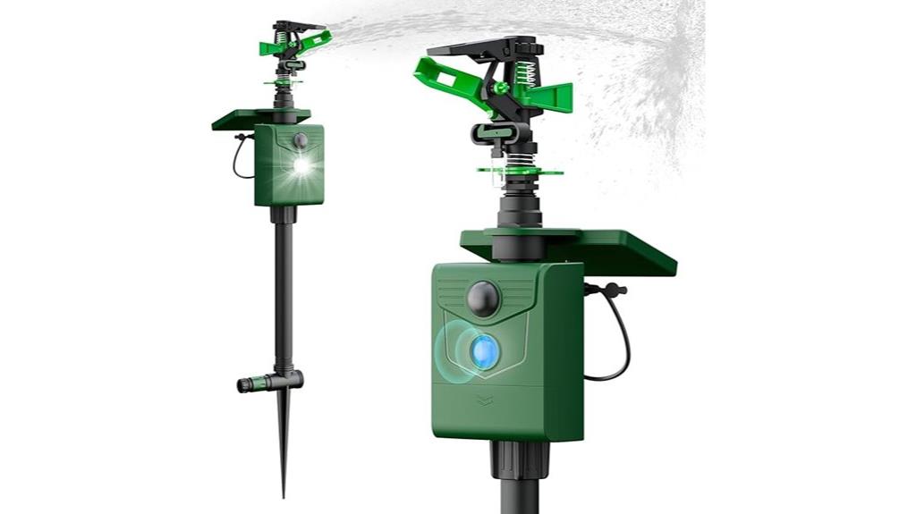solar animal deterrent system