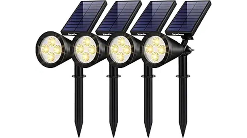 solar garden light set
