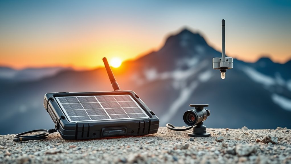 solar lte camera router factors