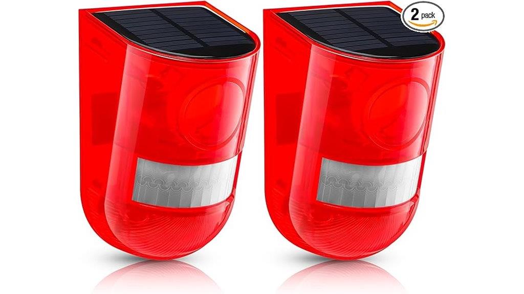 solar motion sensor alarm