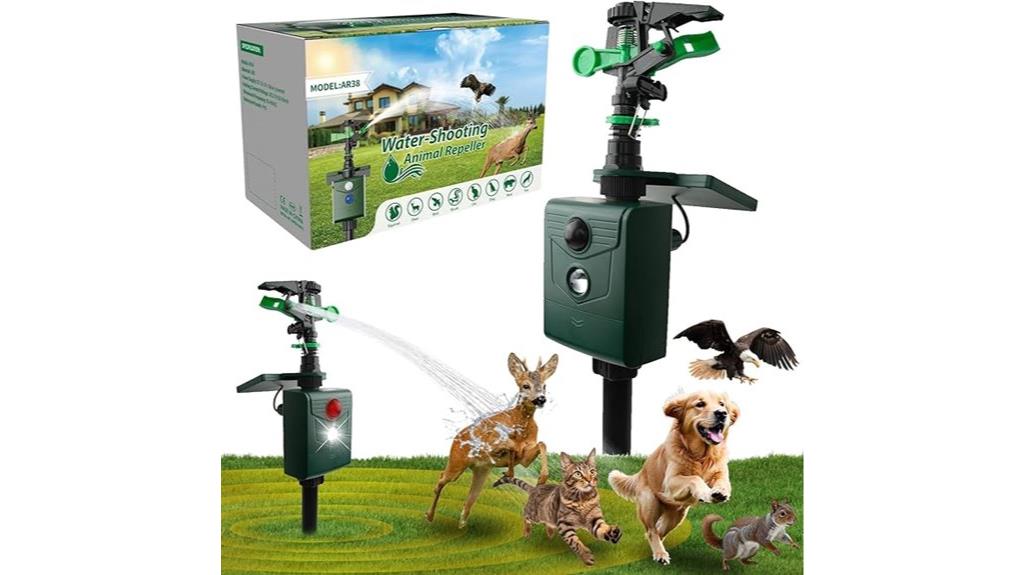 solar powered animal deterrent