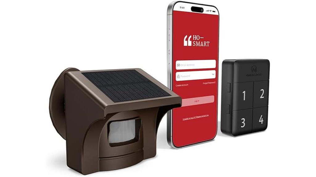 solar powered driveway alert