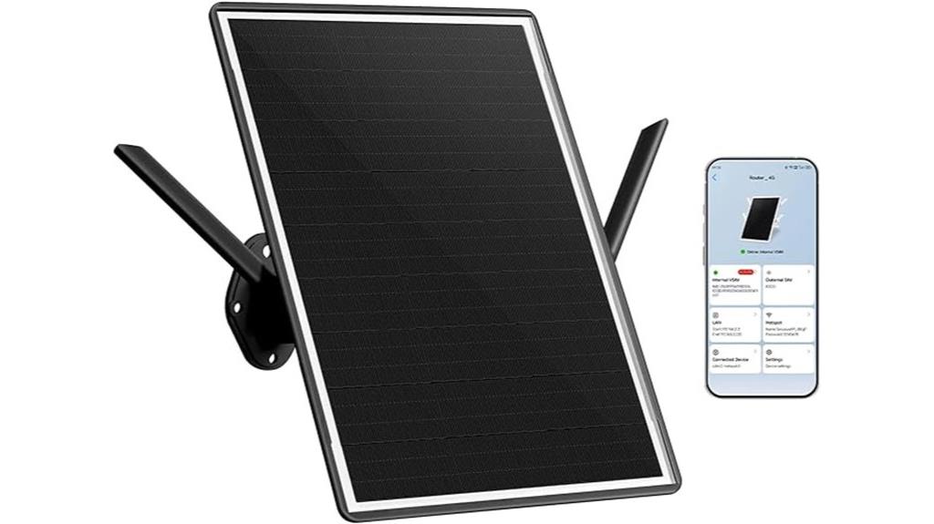 solar powered lte router