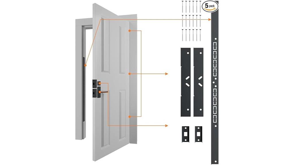 steel door reinforcement kit