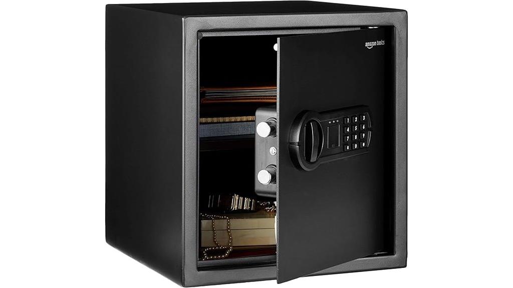 steel security safe with keypad