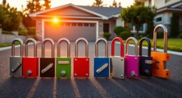 top driveway parking locks