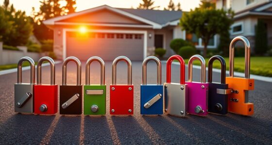 top driveway parking locks