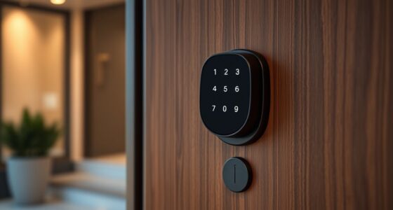 top matte black smart locks