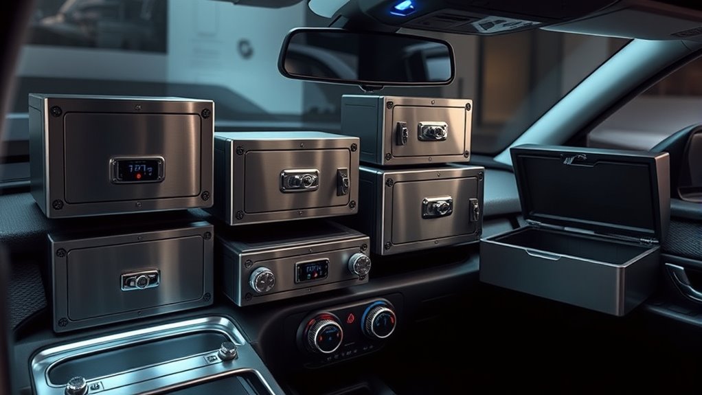top vehicle console lockboxes