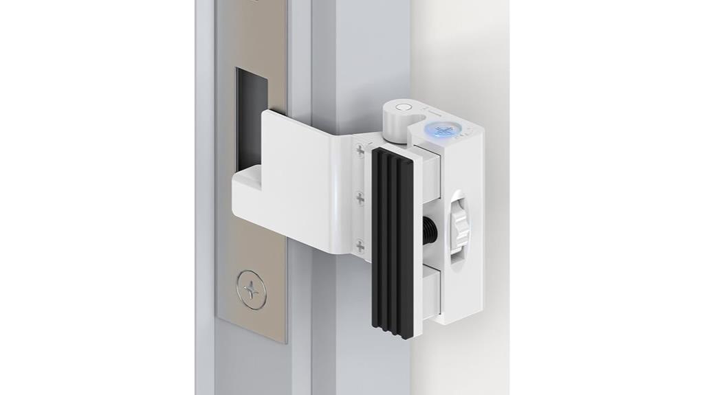 travel door lock reinforcement