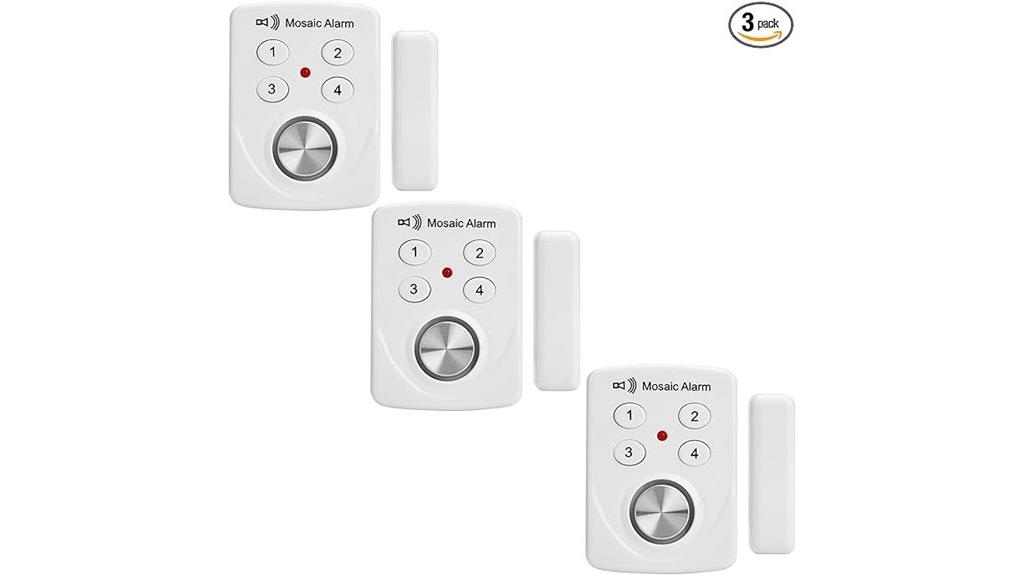 triple door alarm set