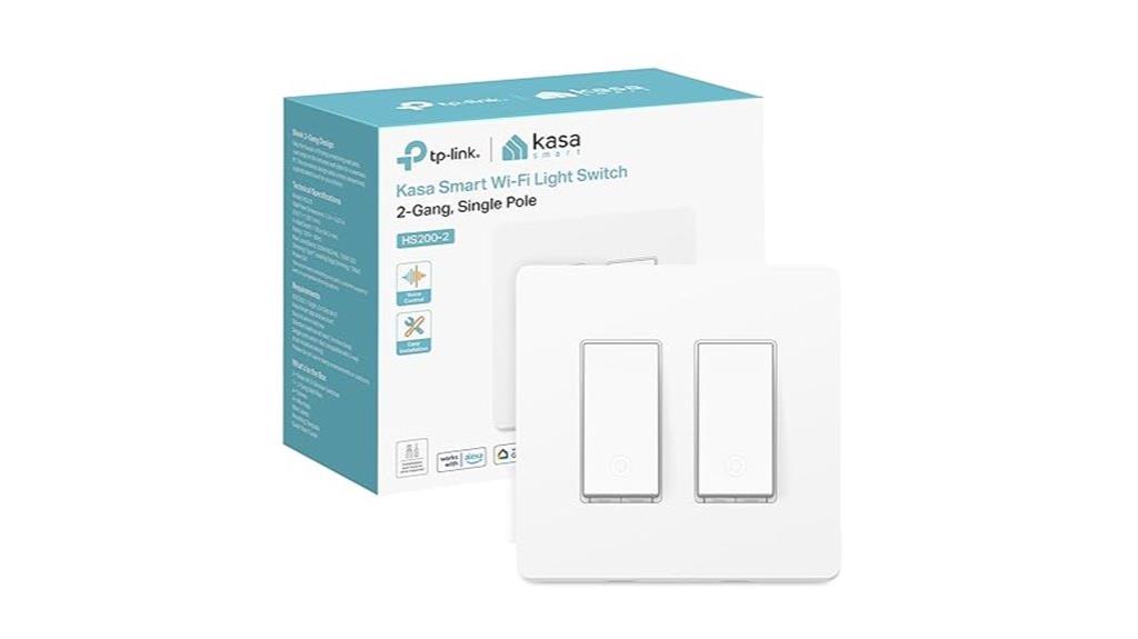 two gang wi fi light switch