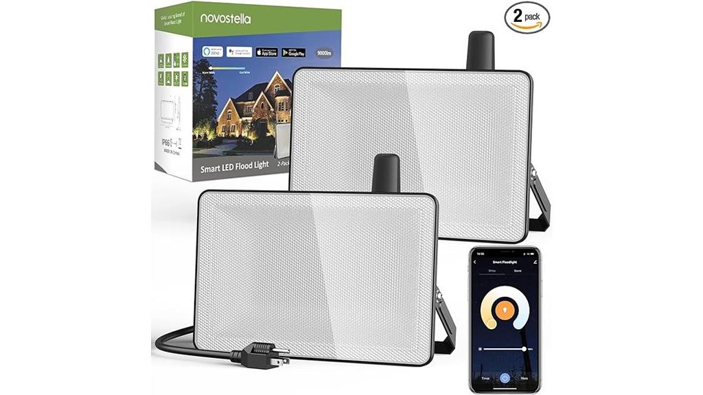 two pack 100w led floodlights