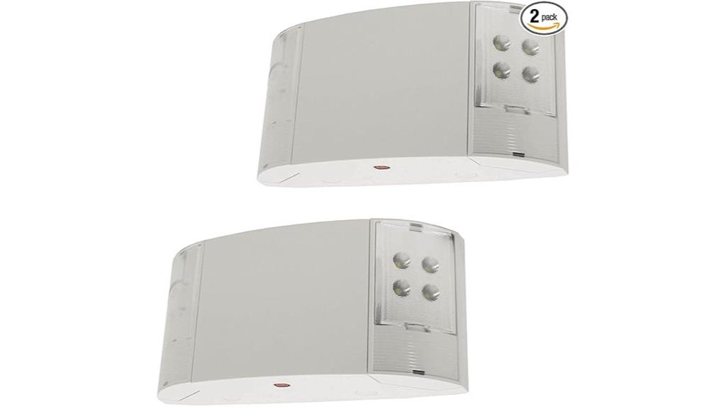two pack lfi emergency lights