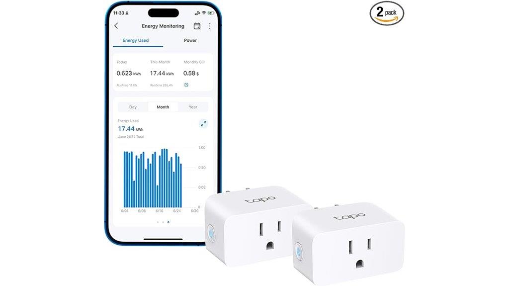 two pack smart plugs