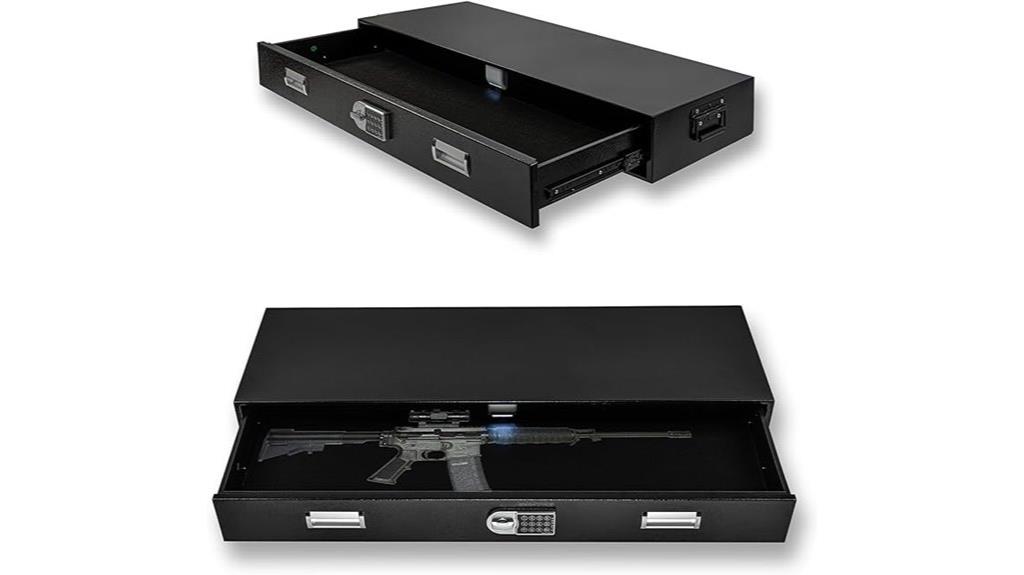 under bed rifle safe