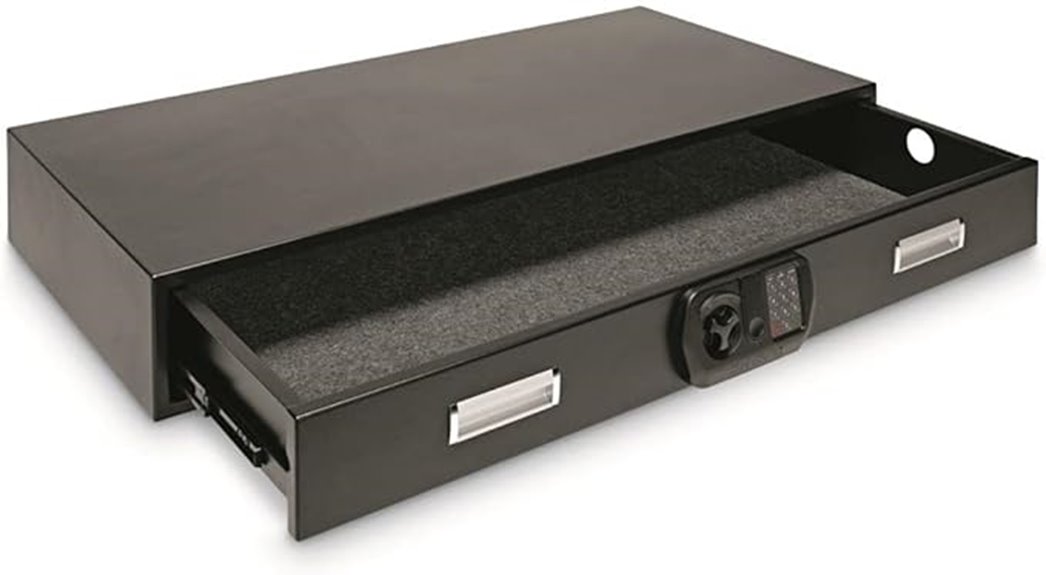 under bed safe storage