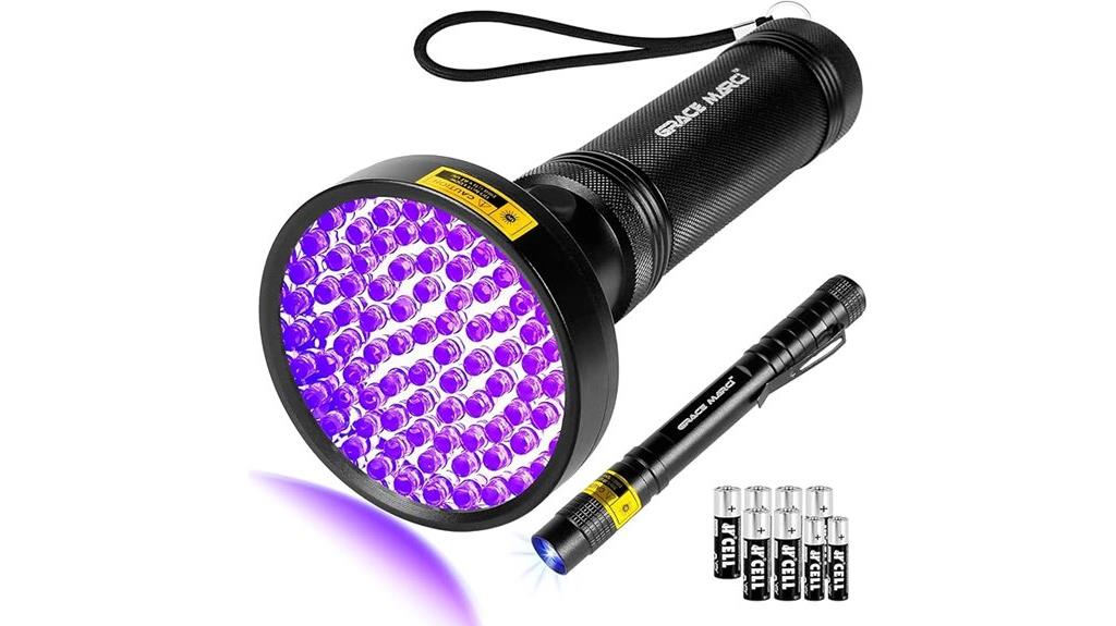 uv flashlight with pen