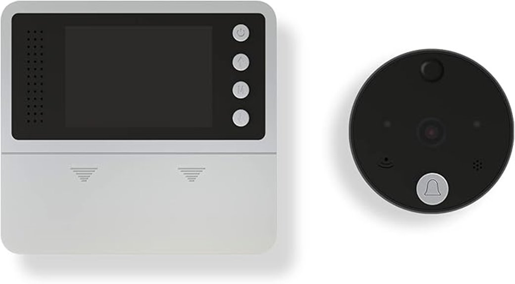 video doorbell with lcd