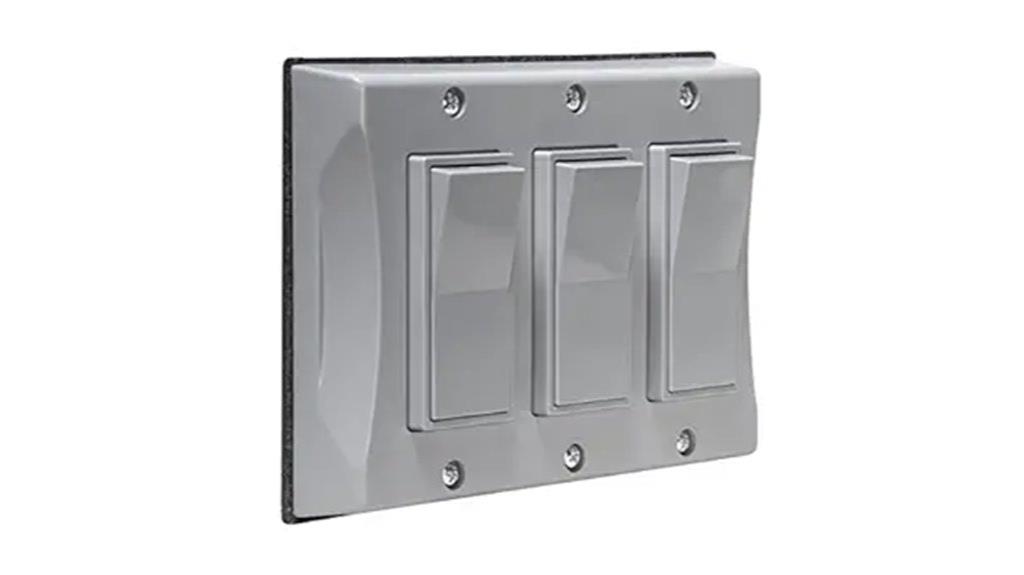 weatherproof gray decorator cover