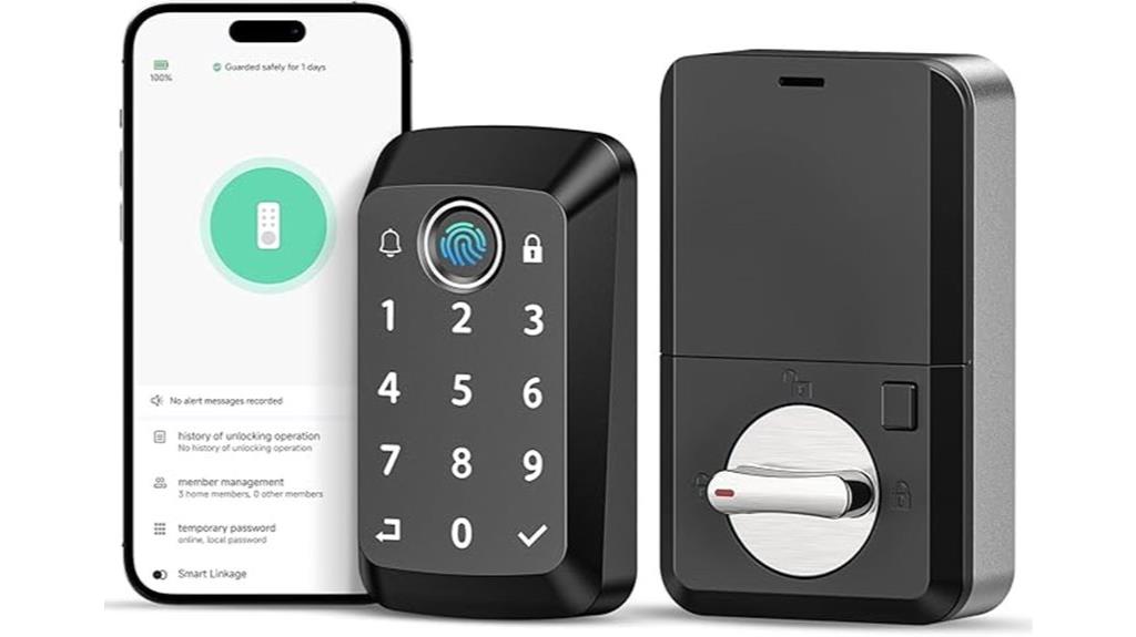wi fi doorbell keyless lock