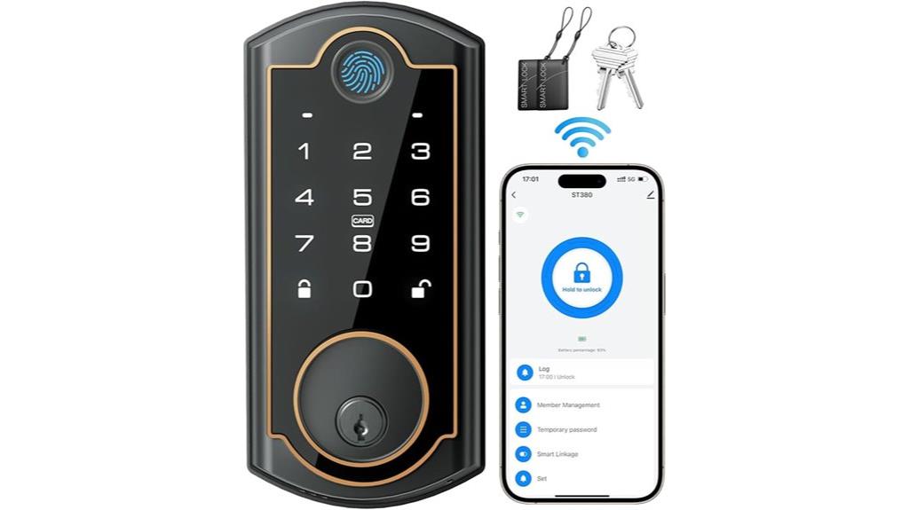 wi fi fingerprint smart lock