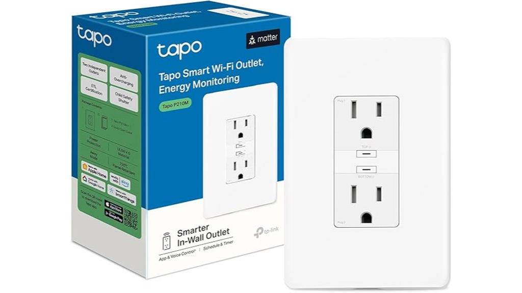 wi fi in wall smart outlet