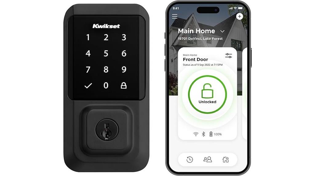 wi fi touchscreen door lock