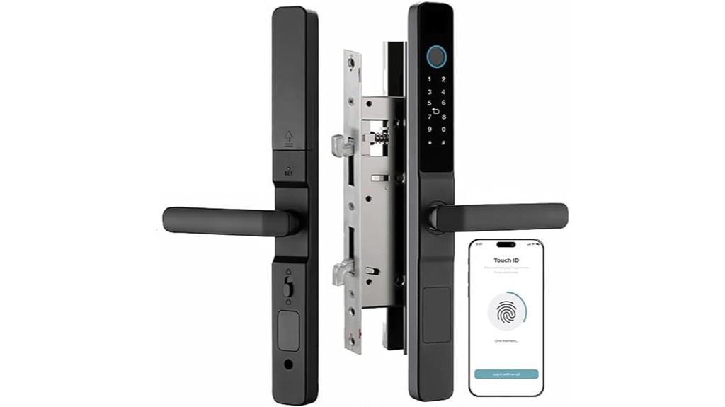 wifi controlled aluminum door lock