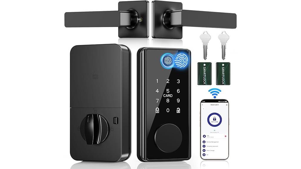 wifi enabled fingerprint door lock