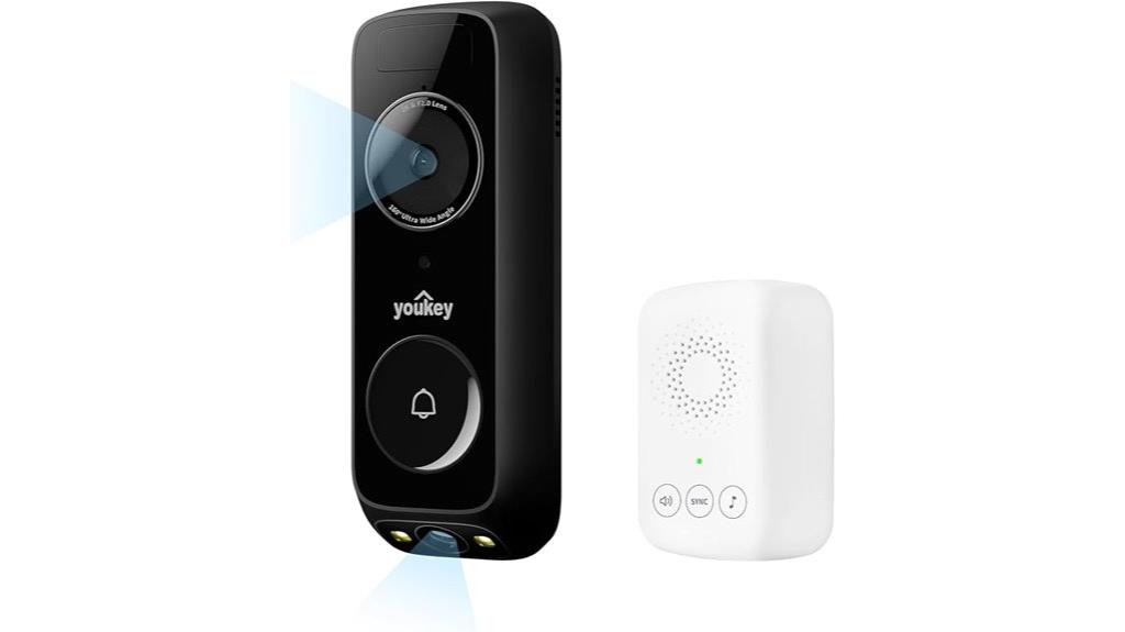 wireless 2k camera doorbell