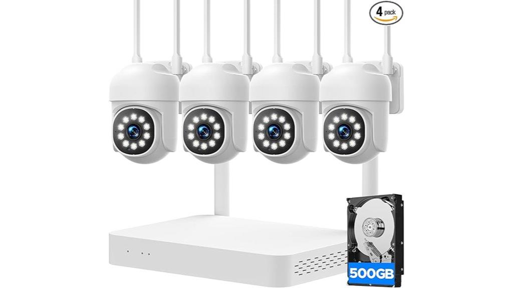 wireless 4 camera ptz system
