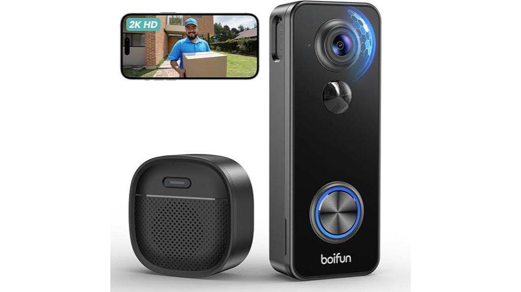 wireless ai doorbell camera