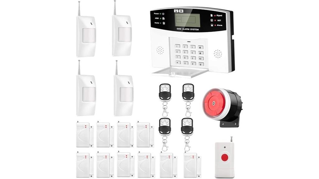 wireless alarm system with gsm
