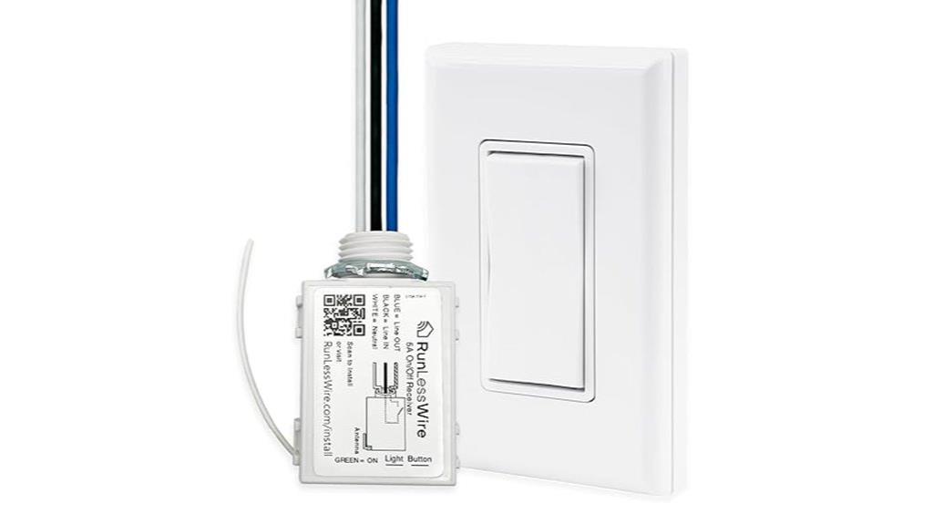 wireless battery free light switch