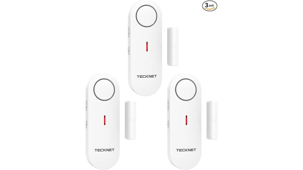 wireless door alarm set