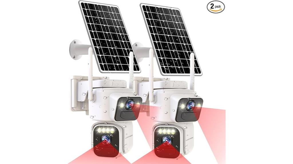 wireless dual lens security cameras