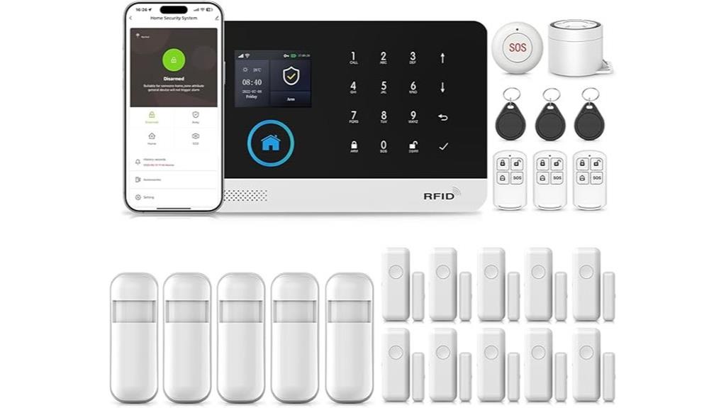 wireless home security alarm