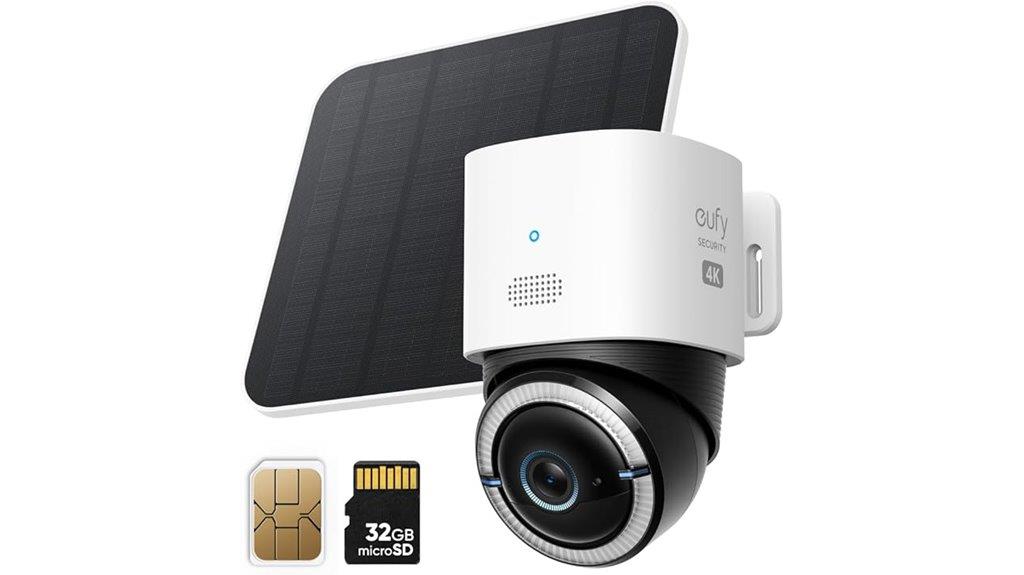 wireless lte cellular security camera