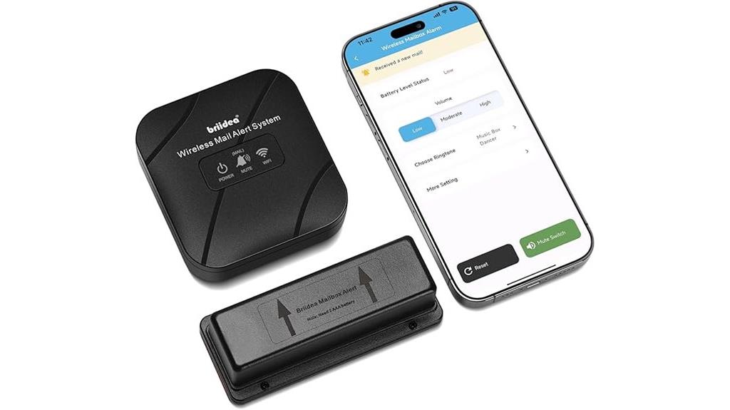 wireless mailbox notification system