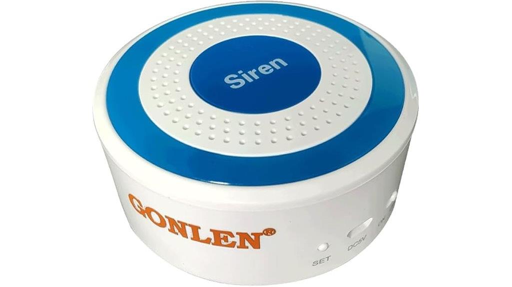 wireless siren with battery