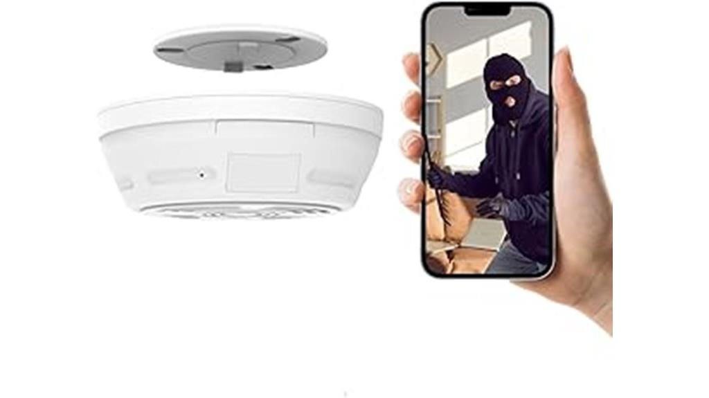 wireless smoke detector camera