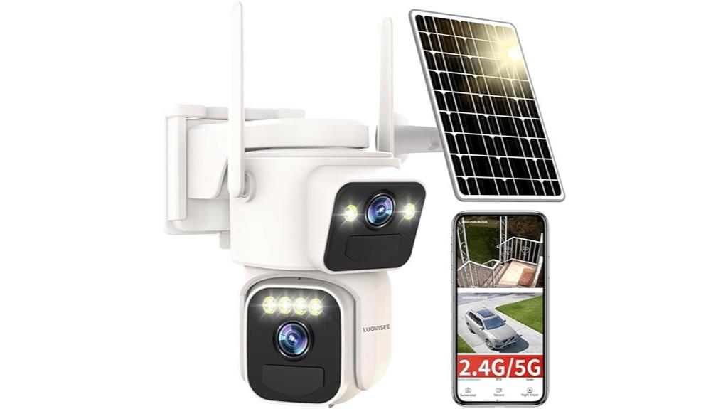 wireless solar camera features