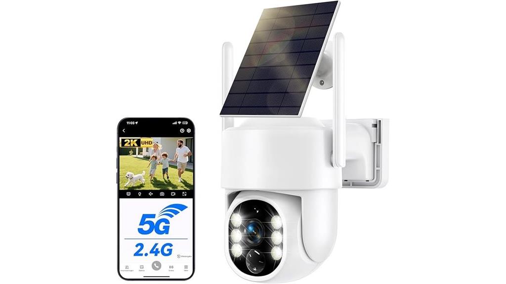 wireless solar camera with ai