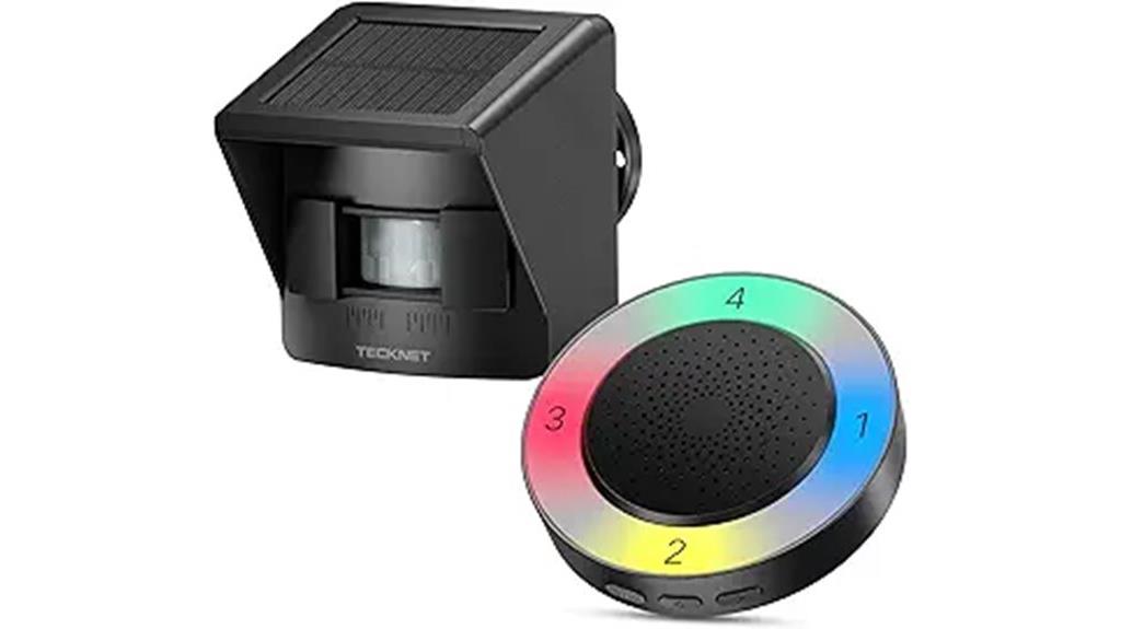 wireless solar driveway alarm