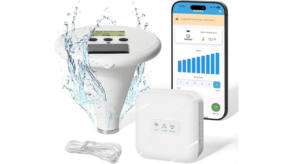 wireless solar pool alarm