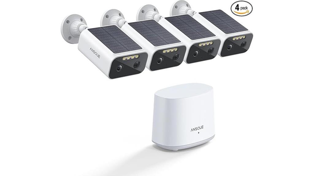 wireless solar powered security