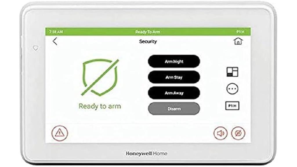 wireless touchscreen security keypad