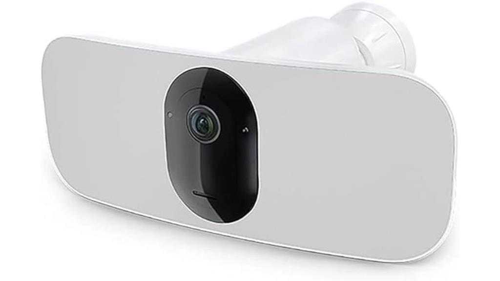 wireless white floodlight camera