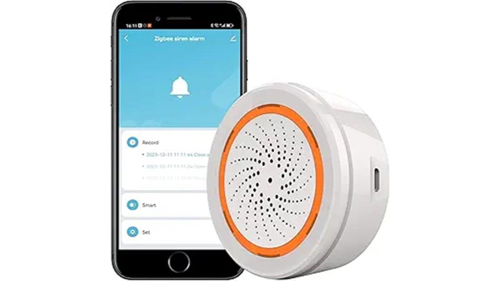 wireless zigbee siren alarm